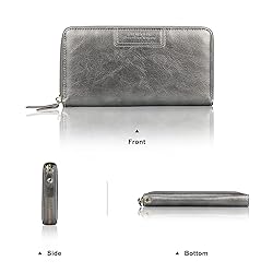 FT FUNTOR Wristlet Wallets for Women, Ladies PU