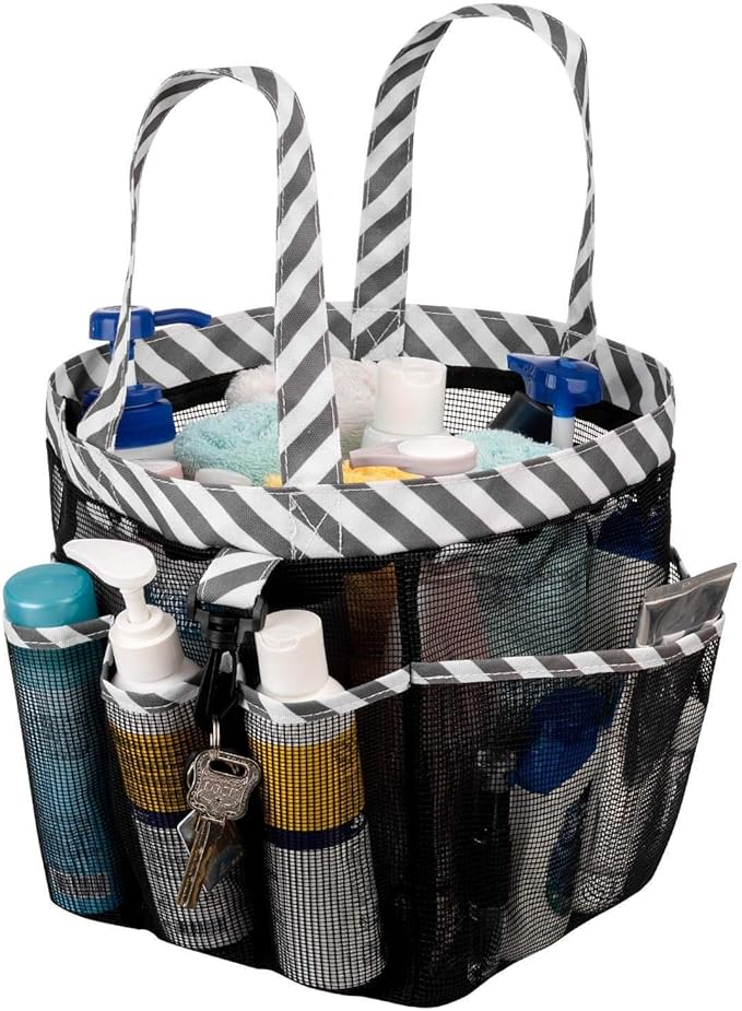 blitzlabs Portable Mesh Shower Caddy Quick Dry Shower Tote