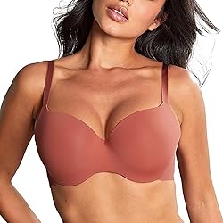 Panache Women's 365 T-Shirt Bra | Lipstick 32DD