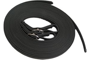 BIG BLACK HORSE LLC Big Black Horse Driving Lines Miniature Horse 5/8" x 12' (Black)