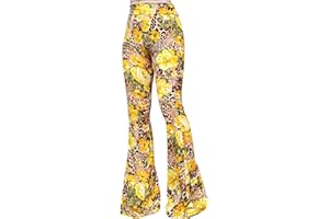 ShopMyTrend SMT Women's High Waist Wide Leg Long Palazzo Bell Bottom Yoga Pants