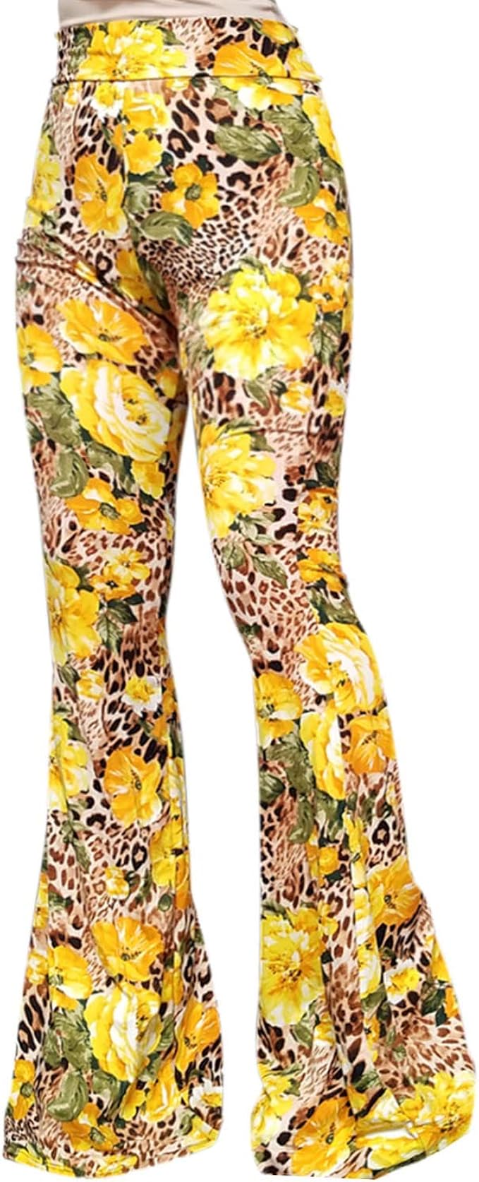 black bell bottom yoga pants