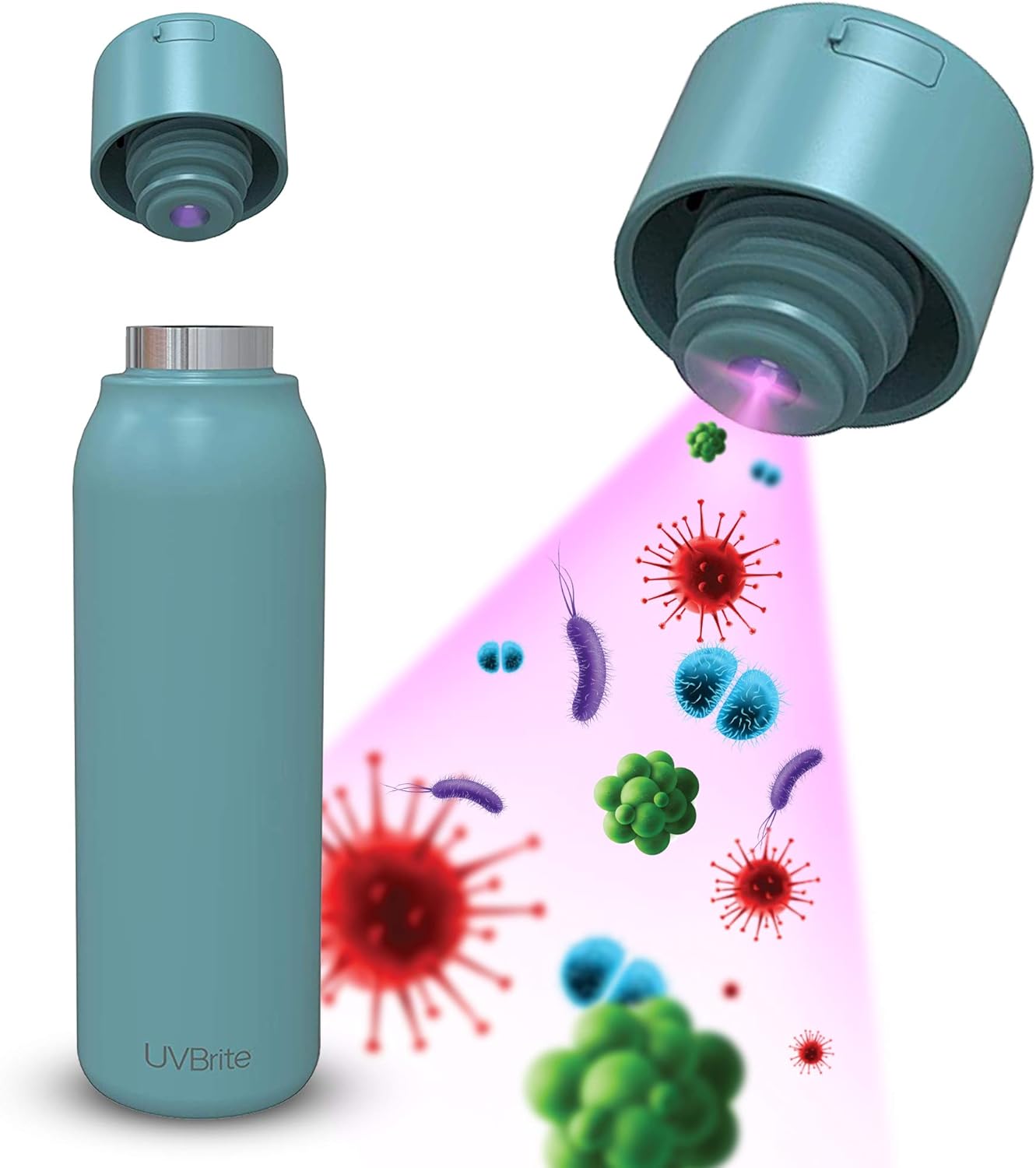 uv self cleaning water bottle