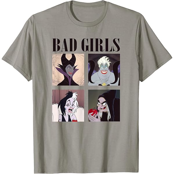 Amazon.com: Disney Villains Bad Girls Villain Box Up T-Shirt