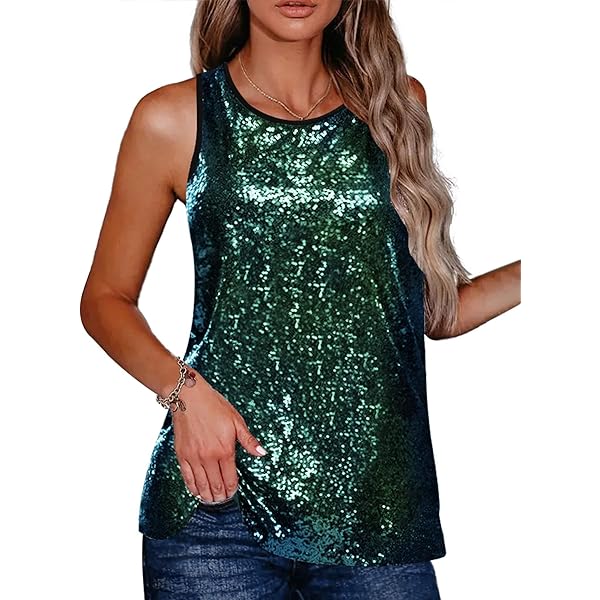 完売品　ガジェス　Gajess Glitter Camisole Zeagoo Womens Sparkle Shimmer Camisole Vest Glitter Sequin