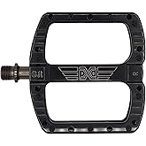 PDX G11 Mountain Bike Pedal MTB Pedal Large Concave Platform Machined Aluminum Polished Bicycle Non-Slip Pedals 9/16 Chromoly Spindle Smooth Ball Bearings
