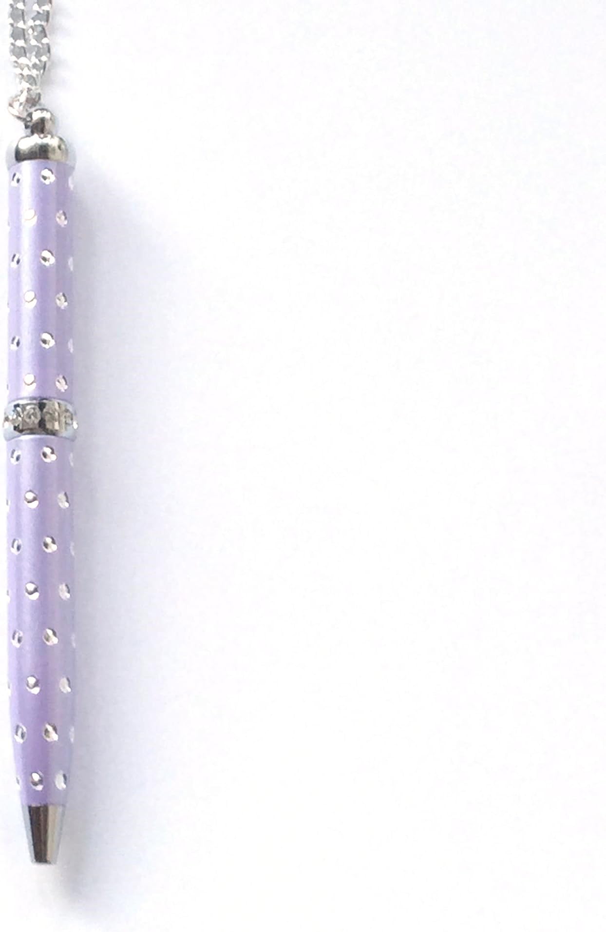 Pen With Necklace Chain Lilac