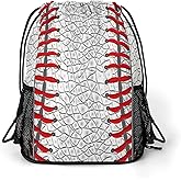 Baseball Drawstring Backpack Gym Bag With Shoe Compartment String Bag Sport Beach Swimming Sackpack For Women Men
