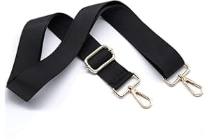 S&loyoe Purse Straps Replacement Crossbody Bag Strap Adjustable Wide Guitar Straps for Handbags 1.5inch