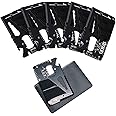 14 in 1 Beer Opener Survival Card Tool,Credit Card Sized Wallet Multitools Gift for Men & Gadgets Tactical Survival Tools (5 PCS)