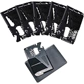 14 in 1 Beer Opener Survival Card Tool,Credit Card Sized Wallet Multitools Gift for Men &amp; Gadgets Tactical Survival Tools (5 PCS)