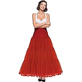 Shimaly Women's Floor Length Wedding Petticoat Long Underskirt for Formal Dress S-3XL