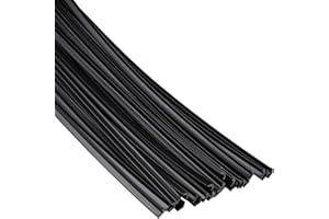 Polypropylene Plastic Welding Rod, Corner Rod, 30 Ft., Black