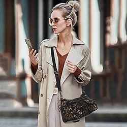 Angel Kiss Hobo Leopard Purses for Women Crossbody