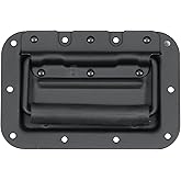 Reliable Hardware Company RH-0511BK-A Medium Spring Loaded Recessed Handle, 10 Hole, Black