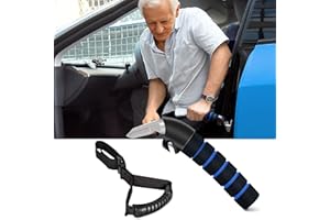 Vexellence Car Door Handle for Elderly, Mobility Car Assist Transfer Support Handle and Adjustable Straps, Multifunction Automotive Grab Handles, Aids for Disabled and Elderly（Blue）
