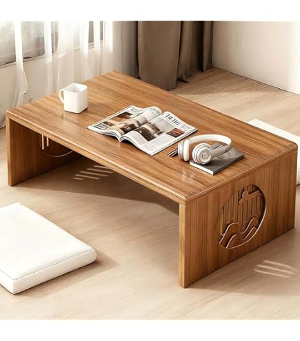 Amazon.com: JUNZAI Japanese Floor Table,Vintage Low Table with