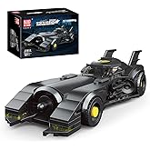 Mould King Batmobile Model Car Building Kit, 27018 Movie Classic Car Building Blocks, STEM Car Toy for Teens and Adults, 409