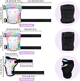MHJY Kids Helmet & Pads Set Age 3-8 Unicorn Rainbow Bike Cycle Skateboard view 6