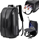 CCGTIOR Tennis Racket Bag Pickleball Padel Backpack With Shoe Compartment, Laptop Sleeve,Fence Hook,Ball Sleeve
