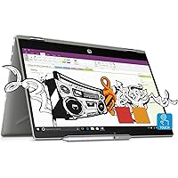 HP Pavilion x360 Intel Core i7 8th Gen 14-inch Touchscreen 2-in-1 FHD Thin and Light Laptop (8GB/16GB Optane/1TB HDD/Windows 10 Home/MS Office/4GB Graphics/Mineral Silver/1.59 kg), cd0055TX