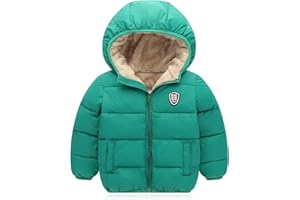 Vmterliya Winter Coats for Toddler Kids Infants Baby Boys Girls Light Puffer Warm Thick Hooded Down Jacket for 2-7 Years