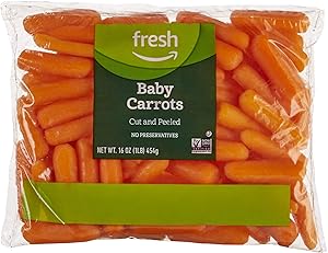 Fresh Brand – Cut and Peeled Baby Carrots, 16 oz