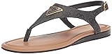 Guess Women's UNALI Sandal, Black 001, 10