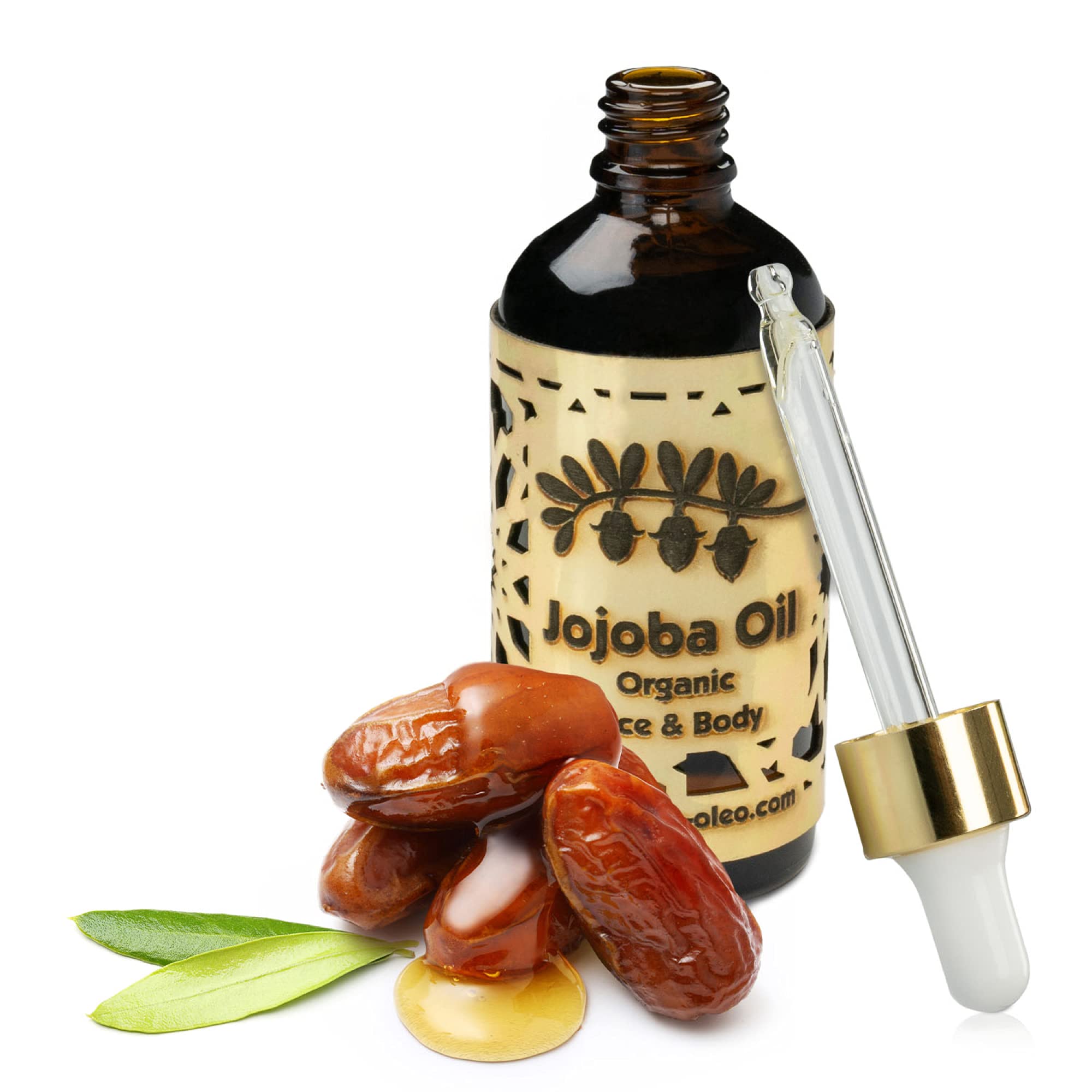 R&M Jojoba Oil - 100% Organic Cold Pressed Jojoba Oil for Face, Body, Hair And More - Beautiful Skin, A Pure Face & Shiny, Strong Hair - Fair Trade 100ml Bottle