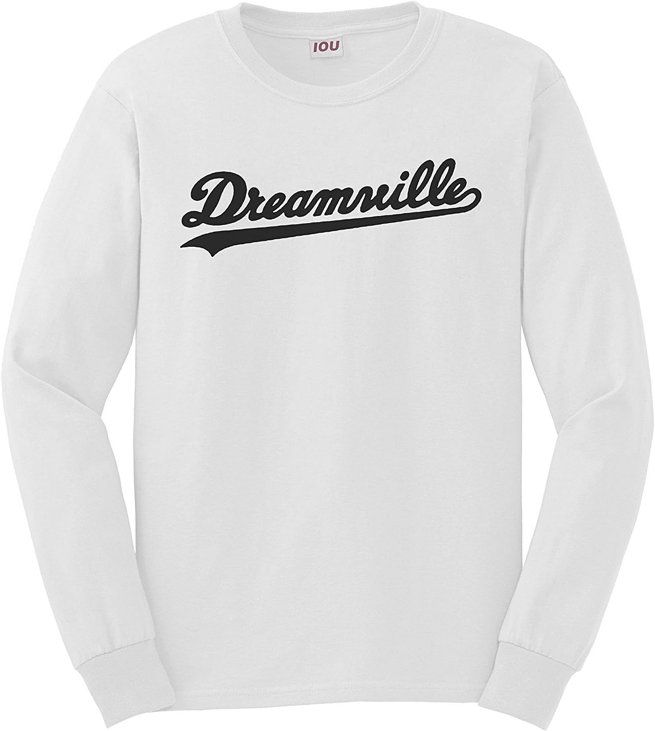 DhoomBros Dreamville Records Long Sleeve Mens Hiphop Artist (Small, White)