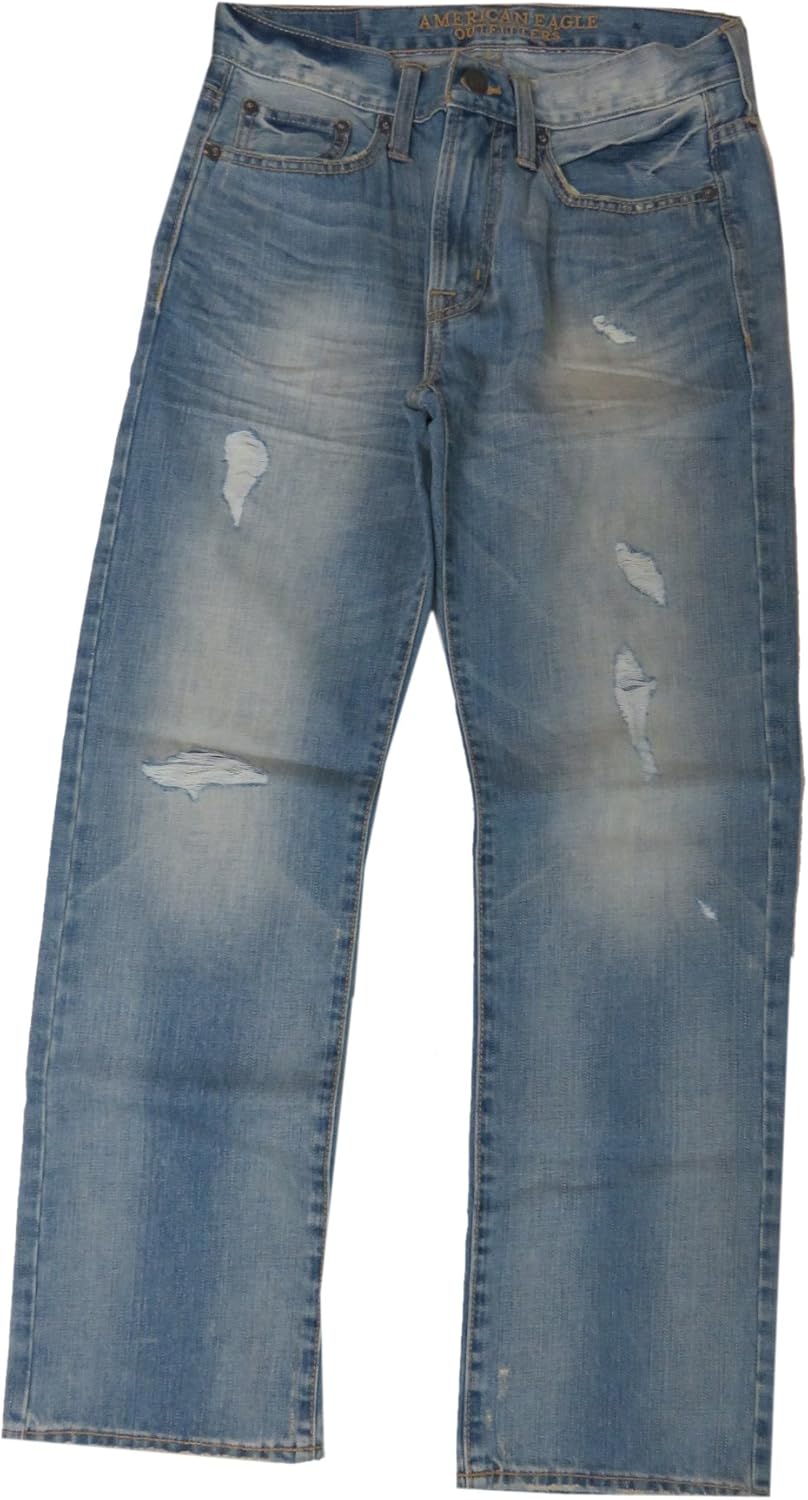 American Eagle Outfitters Men's Original Straight Denim Blue Jeans (30