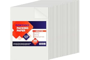 DONYANG 15" x 12" Packing Paper Sheets for Moving Supplies, Newsprint Paper Sheets for Moving Boxes Packing Boxes for Moving, Shipping Supplies, Wrapping Paper for Moving, Packaging Wrapping Paper 360 Sheets