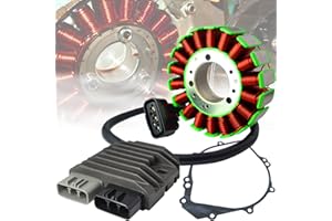 ExtremePowersports OE Magneto Coil Stator+Voltage Rectifier+Gasket Assy. For 02-03 Yamaha YZFR1/YZF-R1/YZF R1 (5PW-81410-00-00/5PW-81410-01-00/5JW-81960-00-00/1D7-81960-01-00/1D7-81960-00-00)