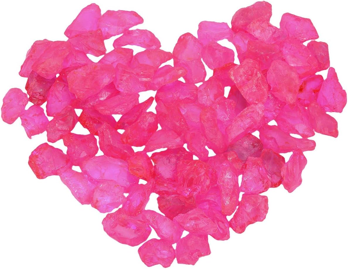 mookaitedecor titanium coated raw natural crystals quartz decorative stones, rocks for home decor wire packaging, polishing