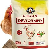 Natural Chicken Dewormer Powder, Chili Mix Formula, 1LB XL Pouch, Poultry Wormer for Laying Hens, Egg Safe, Gut Health Support, US-Made for Backyard Flocks