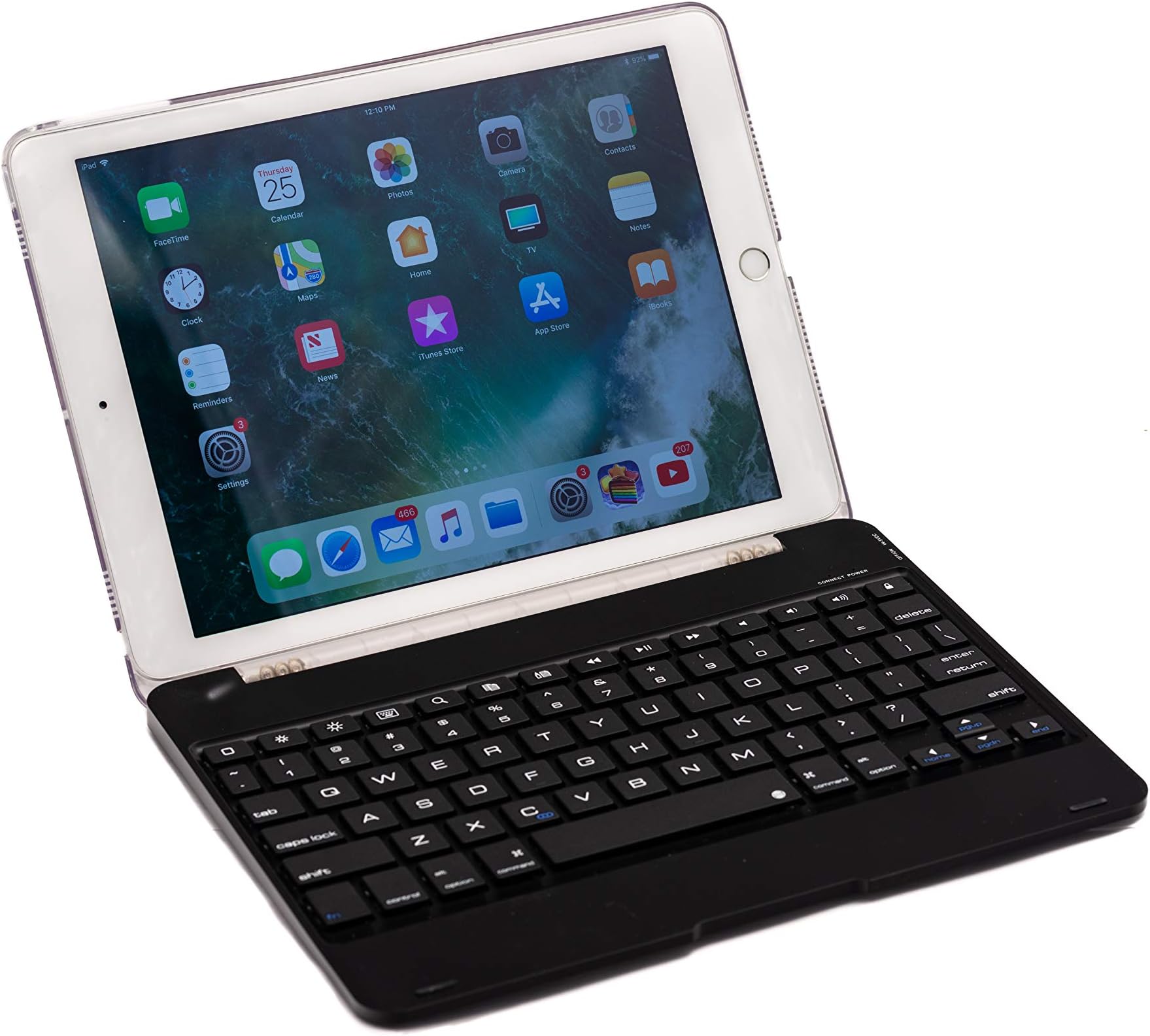 Fuse Bluetooth Keyboard Case for iPad Pro 9.7 A1673/A1674/A1675 (Not Compatible with iPad Pro 12.9/iPad Air) Protective Case