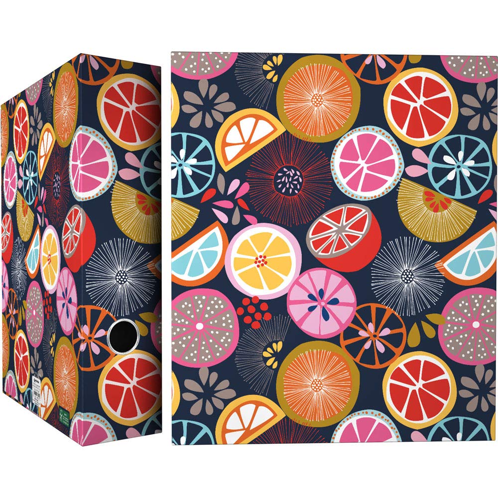 Grafoplás 88171989 Jocelyn Proust Collection 4-Ring Binder 40 mm, Model Orange, A4