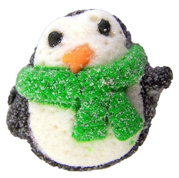 PEEKABOO PENGUIN MILK CHOCOLATE BALLS WITH MARSHMALLOW PENGUINS, CHRISTMAS STOCKING STUFFER FOR KIDS, HOLIDAY ACTIVITIES, (6 PACK)