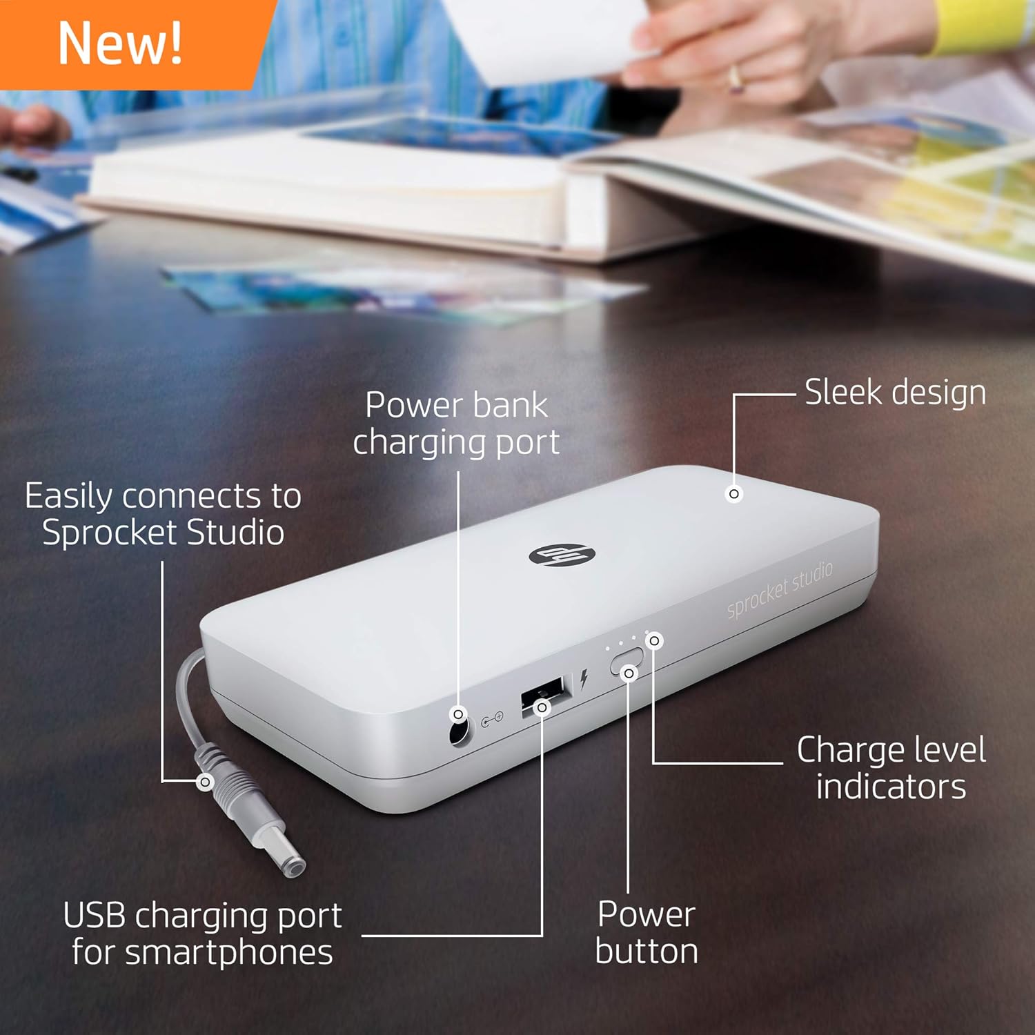 hp sprocket studio power bank