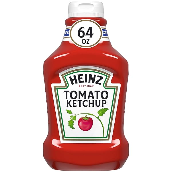 HEINZ TOMATO KETCHUP VALUE SIZE, 64 OZ BOTTLE