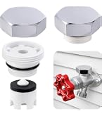 2-Pack Vacuum Breaker Repair Kit – Stainless Steel Outdoor Faucet Anti-Siphon Replacement (Vac-Vbk-X1B)