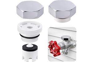 Nkiy Quen 2 Pack Vacuum Breakers Outside Faucet, Stainless Steel Vacuum Breaker Repair Kit Vac-Vbk-X1B, Vacuum Breaker Replac