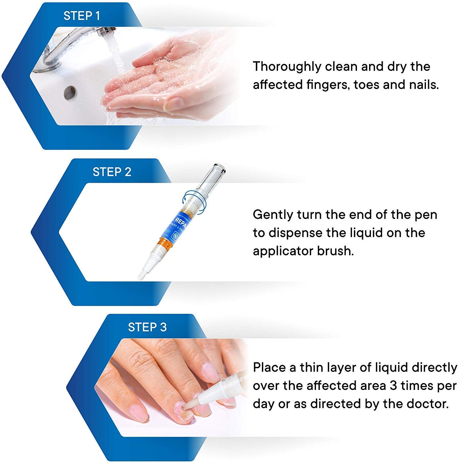 St. Mege Fungus Nail Repair Pen, Natural Fungal Nail Care Solution for