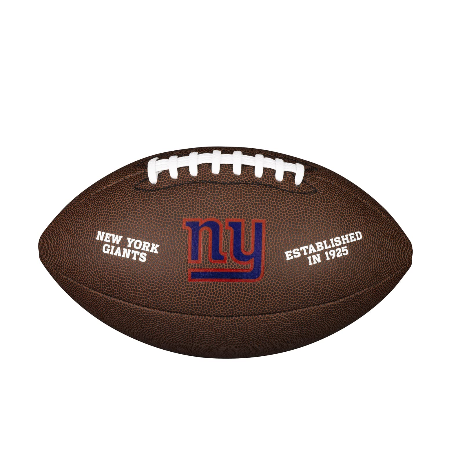 Wilson American Football NFL TEAM LOGO, Official Size, Blended Leather, Brown