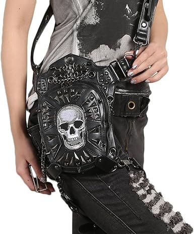 skull fanny pack
