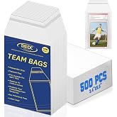 DEDC 500 Bulk Pack Psa Slab Sleeves, Team Bags Graded Card Sleeves Fit Psa Slab Protector for Trading Cards Baseball Sports Rating Boards