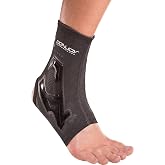 DonJoy Performance Trizone Ankle Compression Sleeve &ndash; Low-Profile Brace, Fits in Cleats or Any Shoe, Best for Running, Soccer, Tennis, Baseball, Softball, Ankle Support, Sprains, Rolled Ankles
