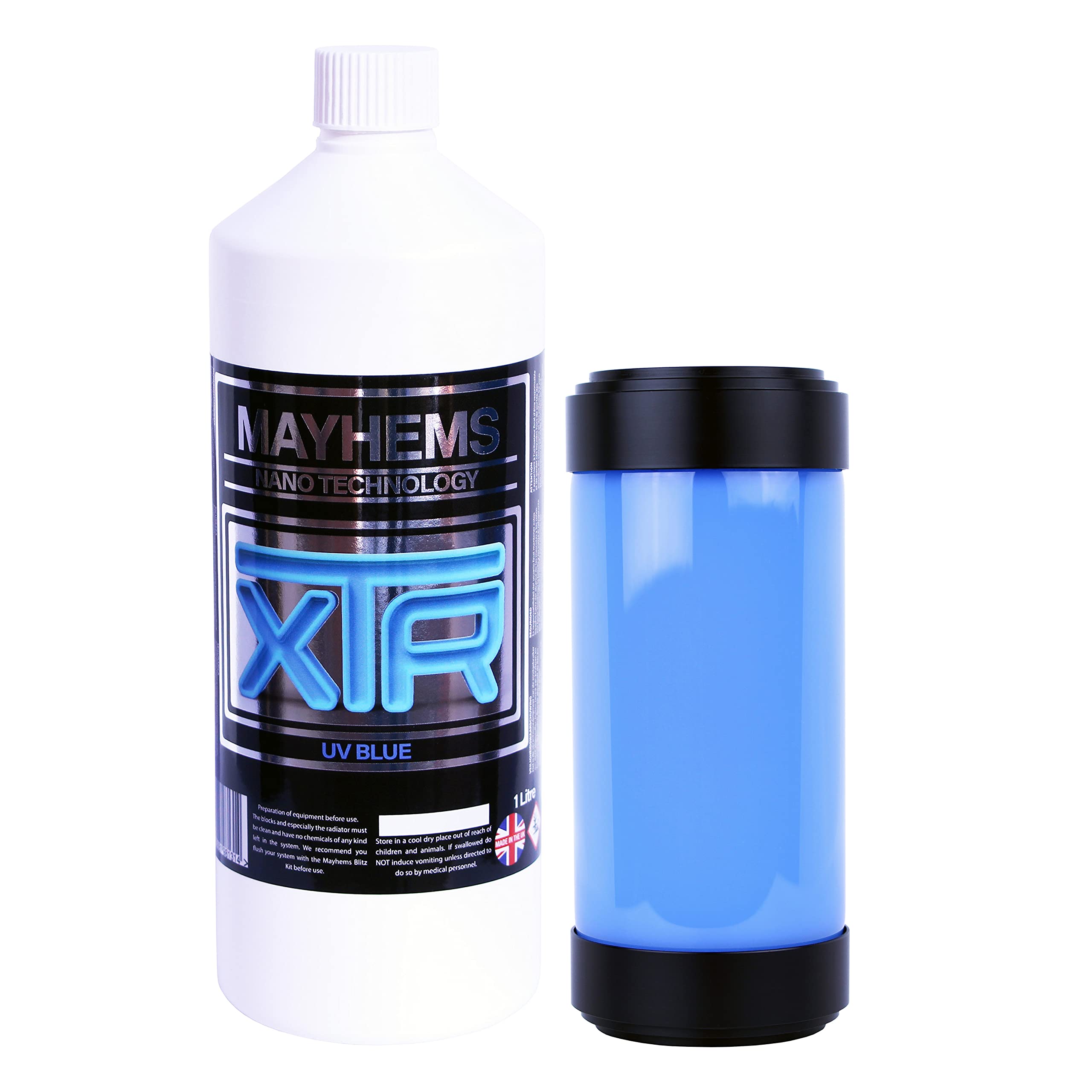 Mayhems XTR Nano Tech Premixed Coolant 1 Litre - UV Blue