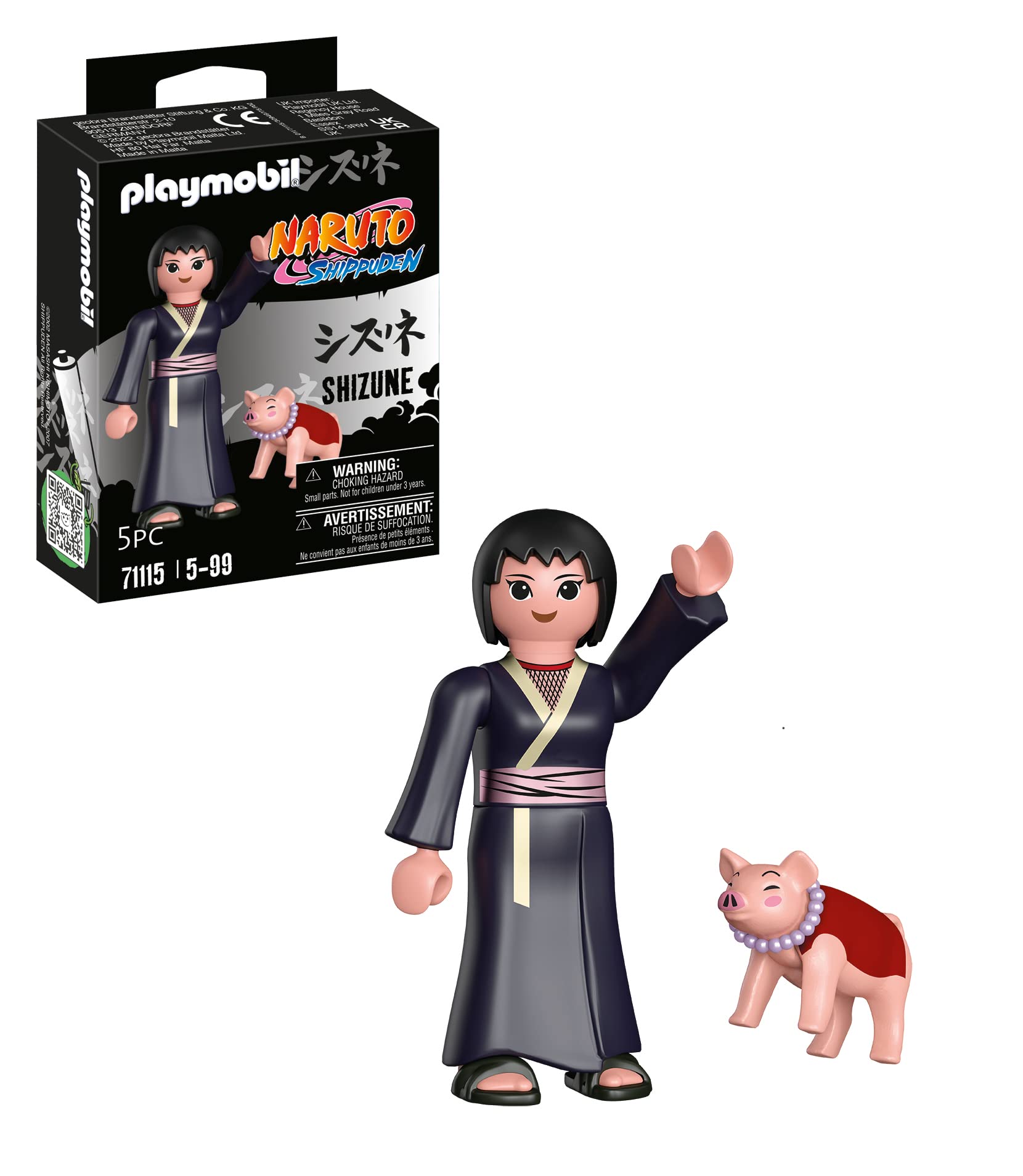Playmobil 71115 Naruto: Shizune Figure Set, Naruto Shippuden Anime Collectors Figure, Playset Suitable for Children and fans 5+ years — image 1