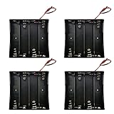4 pcs Battery Holder,SACKORANGE 18650 Battery